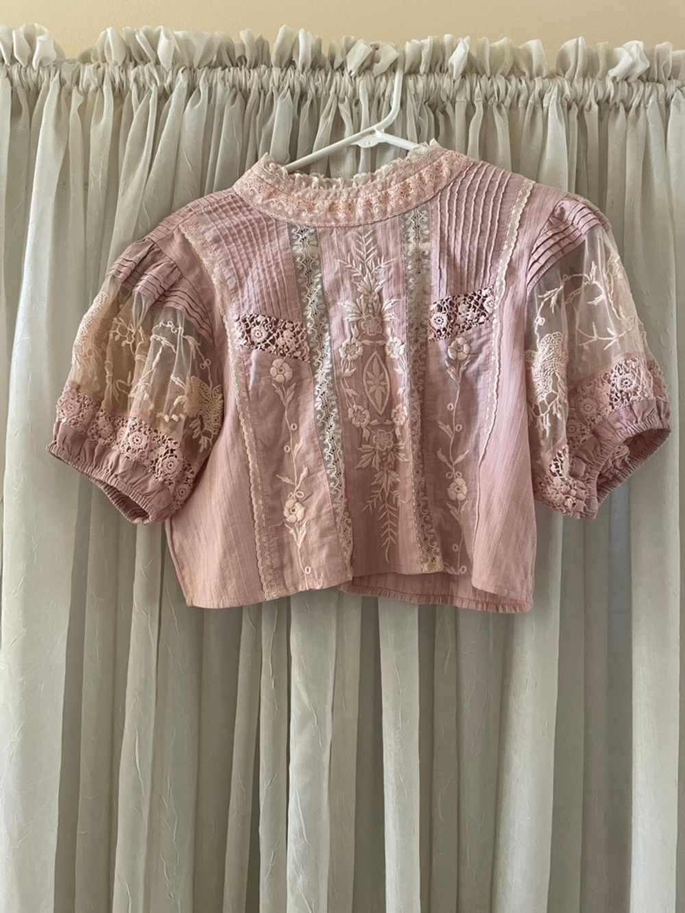 LoveShackFancy Indira Crop Top - Picture 3 of 6